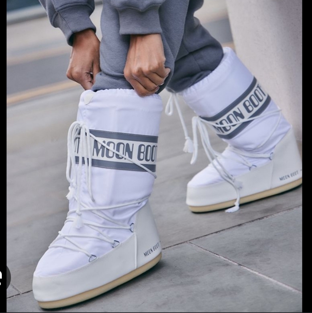 Moon Boot Icon White Snow Boots Moon Boots White Snow Boot Moon Boot White - Picture 4 of 16